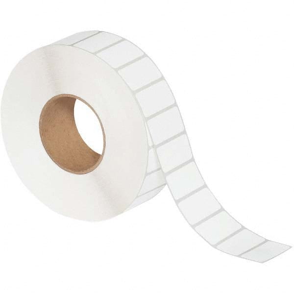 Value Collection - Pack of 8 Rolls, 5,100 Labels per Roll, 2" x 1" White Matte Coated Facestock Thermal Labels - Apex Tool & Supply