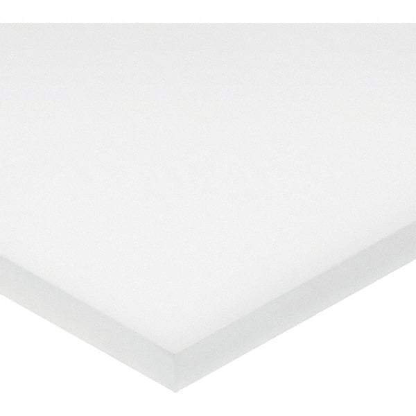Value Collection - 1/8" Thick x 1' Wide x 2' Long, ePTFE Sheet - White, General Purpose Grade - Apex Tool & Supply
