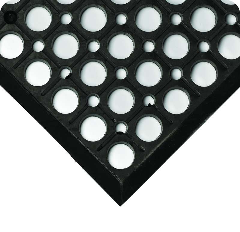 WorkRite Floor Mat - 3' x 10' x 1/2" Thick - (Black Grease-Resistant) - Apex Tool & Supply
