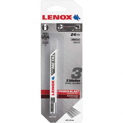 Lenox - Jig Saw Blades Blade Material: Bi-Metal Blade Length (Inch): 3-5/8 - Apex Tool & Supply