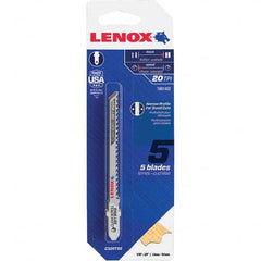 Lenox - Jig Saw Blades Blade Material: Bi-Metal Blade Length (Inch): 3-1/2 - Apex Tool & Supply
