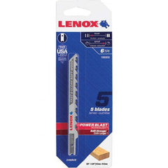 Lenox - Jig Saw Blades Blade Material: Bi-Metal Blade Length (Inch): 4 - Apex Tool & Supply