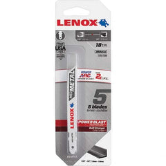 Lenox - Jig Saw Blades Blade Material: Bi-Metal Blade Length (Inch): 3-5/8 - Apex Tool & Supply