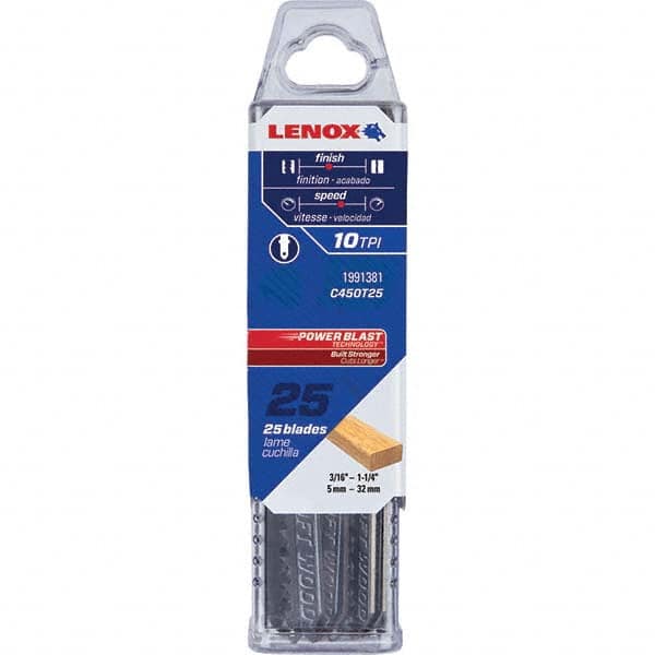 Lenox - Jig Saw Blades Blade Material: Bi-Metal Blade Length (Inch): 4 - Apex Tool & Supply