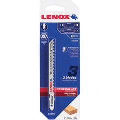 Lenox - Jig Saw Blades Blade Material: Bi-Metal Blade Length (Inch): 4 - Apex Tool & Supply