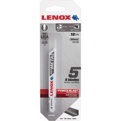 Lenox - Jig Saw Blades Blade Material: Bi-Metal Blade Length (Inch): 3-5/8 - Apex Tool & Supply
