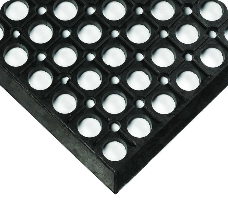 WorkRite Floor Mat - 3' x 20' x 1/2" Thick (Gray CFR Coating) - Apex Tool & Supply