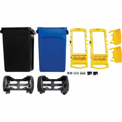 Rubbermaid - Janitor Carts & Caddies Type: Rim Caddy Kit Material: Resin - Apex Tool & Supply