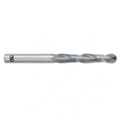 3/16" Dia. - 3" OAL - Bright CBD - Ball End SE EM - 2 FL - Apex Tool & Supply