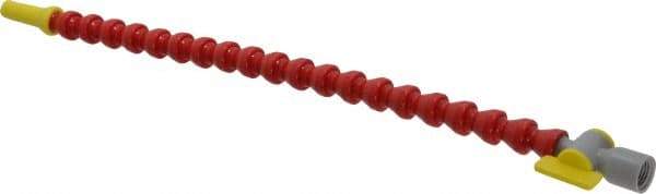 Value Collection - 3 Piece, 13" Hose Length, 1/4" ID, POM Coolant Hose Kit - 1/4 NPT, Round Nozzle, For Snap Flow Modular Hose Systems - Apex Tool & Supply