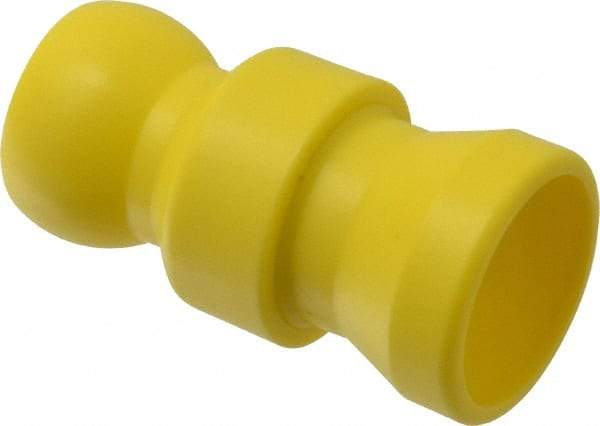 Value Collection - 2 Piece, 1/2" ID Coolant Hose Connection Valve - Male to Female Connection, POM Body, Unthreaded, Use with Snap Together Hose Systems - Apex Tool & Supply