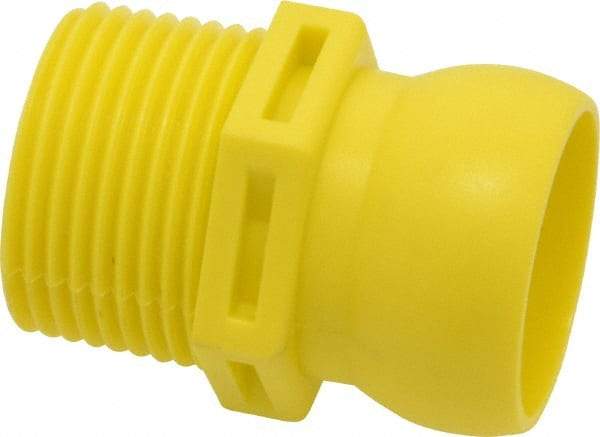 Value Collection - 4 Piece, 3/4" Hose ID, Coolant Hose Connector - 3/4" NPT, For Snap Flow Modular Hose Systems - Apex Tool & Supply