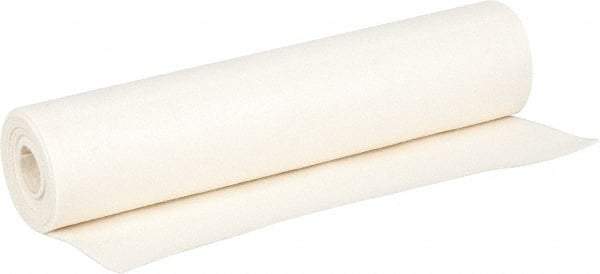 Made in USA - 1/16 Inch Thick x 60 Inch Wide x 12 Inch Long, Pressed Wool Felt Sheet - 1 Lbs/Square Yd., White, 500 psi - Apex Tool & Supply