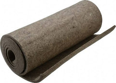 Made in USA - 1/4 Inch Thick x 60 Inch Wide x 12 Inch Long, Pressed Wool Felt Sheet - 4 Lbs/Square Yd., Gray, 400 psi - Apex Tool & Supply
