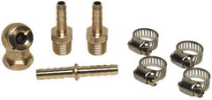 Coilhose Pneumatics - Air Hose Male Ends, Splicers & Brass Ball Chuck - 1/4" Thread - Apex Tool & Supply