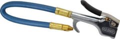 Coilhose Pneumatics - Safety Flexible Extension Tube Thumb Lever Blow Gun - 1/4 NPT, 12" Tube Length, Zinc - Apex Tool & Supply
