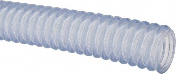 Kuriyama of America - 1" Inside x 1.3" Outside Diam, Food & Beverage Hose - 2" Bend Radius, 100' Long, 28 Vacuum Rating - Apex Tool & Supply