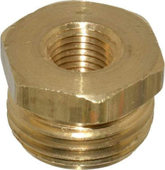 Dixon Valve & Coupling - 1/4 NPTF & 3/4 NH Garden Hose Fitting - Brass, Male Hose to Female Pipe Connector - Apex Tool & Supply