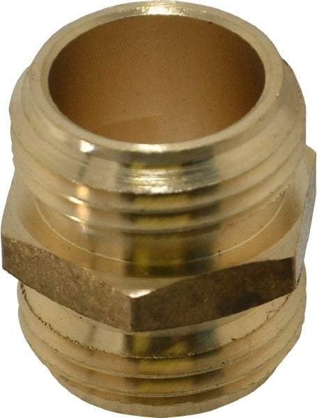Cerro - 3/4 NH Garden Hose Fitting - Brass, Male Hose to Male Hose Connector - Apex Tool & Supply