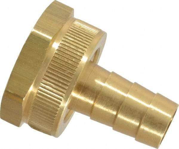 Dixon Valve & Coupling - 3/4 NH Garden Hose Fitting - Brass, Short Shank Female Swivel Connector - Apex Tool & Supply