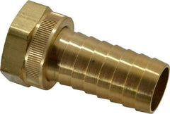 Dixon Valve & Coupling - 1 NH Garden Hose Fitting - Brass, Long Shank Female Swivel Connector - Apex Tool & Supply