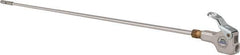 Guardair - 120 Max psi Safety Extension Tube Thumb Lever Blow Gun - 1/4 NPT, 72" Tube Length, Aluminum - Apex Tool & Supply