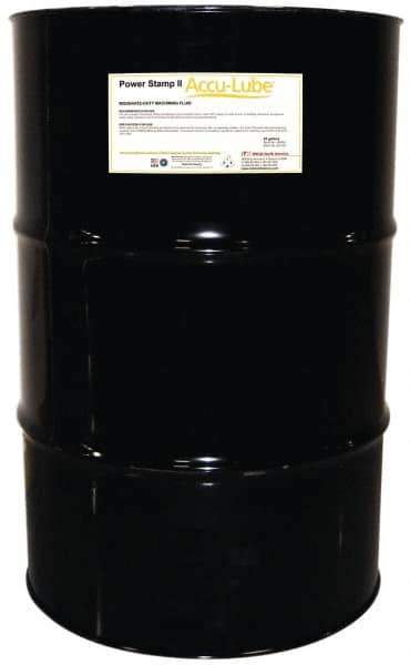 Accu-Lube - Accu-Lube Power Stamp II, 55 Gal Drum Stamping Fluid - Water Soluble, For Machining - Apex Tool & Supply