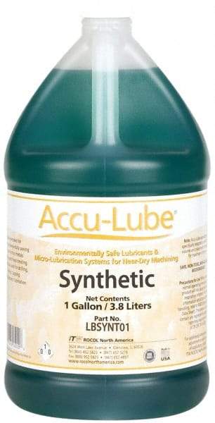 Accu-Lube - Accu-Lube, 1 Gal Bottle Cutting & Sawing Fluid - Synthetic, For Machining - Apex Tool & Supply