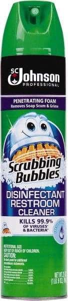 Scrubbing Bubbles - 25 oz Aerosol Can Liquid Bathroom Cleaner - Fresh Scent, Disinfectant, Bathroom Surfaces - Apex Tool & Supply