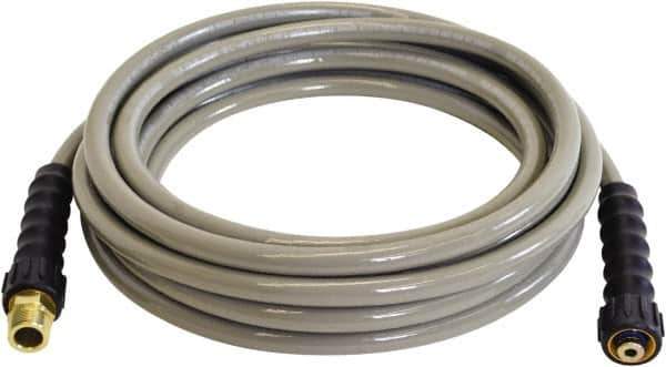 Simpson - 3,700 Max psi Fixed Pressure Washer Hose - 25' Long, Polyurethane, Female - Apex Tool & Supply