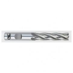 1/2'' Dia. - 3-1/4'' OAL - Bright M-42 Cobalt- Roughing SE EM - 4 FL - Apex Tool & Supply