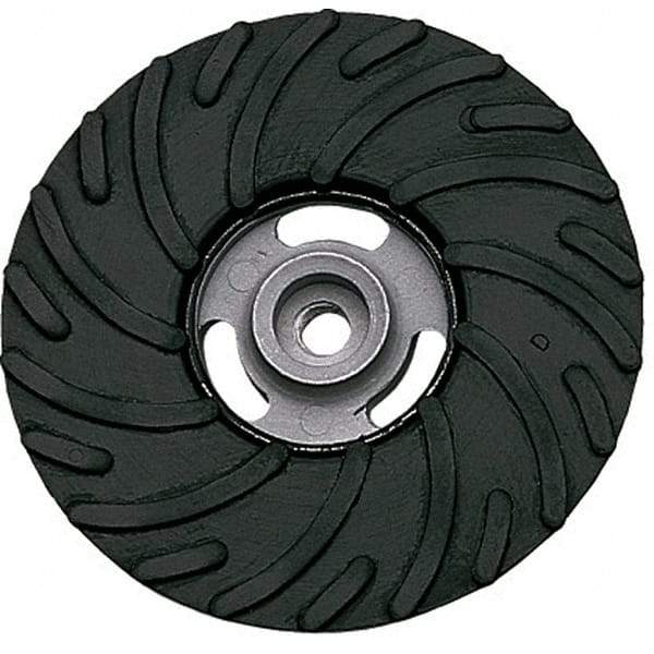 PFERD - 4-1/2" Diam Disc Backing Ribbed Backing Pad - 11,000 RPM - Apex Tool & Supply