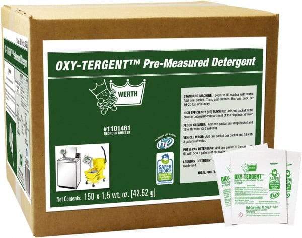 Werth Sanitary Supply - 1-1/2 oz Powder Laundry Detergent - Apex Tool & Supply