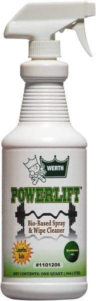 Werth Sanitary Supply - 32 oz Spray Bottle All-Purpose Cleaner - Liquid, Biodegradable, Butyl-Free, Phosphate-Free, No VOC, Water-Based, Floral - Apex Tool & Supply