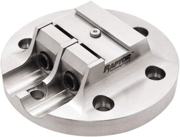 Raptor Workholding - 3/4" Jaw Width, 1.3" High Dovetail Vise - For Use with 4 & 5 Axis Workholding Systems - Apex Tool & Supply