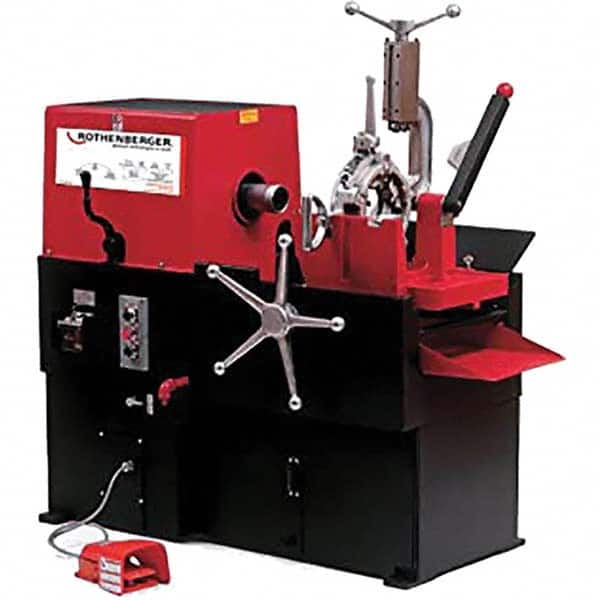 Rothenberger - Pipe Threading Machines Maximum Pipe Size Capacity (Inch): 4 Minimum Pipe Size Capacity (Inch): 1/2 - Apex Tool & Supply
