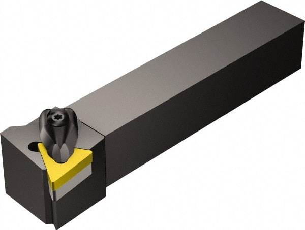 Sandvik Coromant - DTJNR/L, Right Hand Cut, -3° Lead Angle, 32mm Shank Height x 32mm Shank Width, Negative Rake Indexable Turning Toolholder - 170mm OAL, TNMG 22 04 08, TNMG 432 Insert Compatibility, Series T-Max P - Apex Tool & Supply