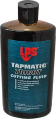 LPS - Tapmatic TriCut, 16 oz Bottle Cutting & Tapping Fluid - Semisynthetic, For Boring, Broaching, Drawing, Drilling, Engraving, Facing, Milling, Reaming, Sawing, Stamping, Tapping, Threading, Turning - Apex Tool & Supply