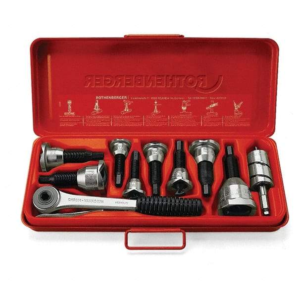 Rothenberger - Pullers, Extractors & Specialty Wrenches Type: Tee Extractor Set Capacity: 1/2; 5/8; 7/8; 1-1/8 (Inch) - Apex Tool & Supply