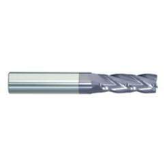 1/4" Dia. - 4" OAL - CBD - High Spiral HP End Mill - 4 FL - Apex Tool & Supply