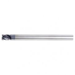 3/4x3/4x1x7 4FL Square Carbide End Mill-Round Shank-TiAlN - Apex Tool & Supply