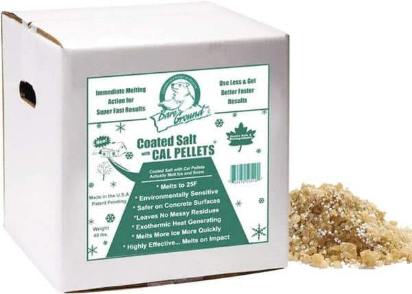 Bare Ground Solutions - 40 Lb Box Calcium Chloride Granules - Effective to -20°F - Apex Tool & Supply