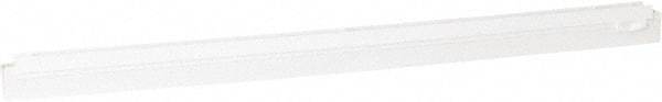 Vikan - 27.6" Polypropylene Blade Squeegee Refill - Threaded End, Double Edge, White, Polypropylene Holder, Use with 77155 - Apex Tool & Supply