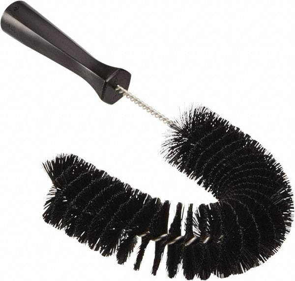 Vikan - 2-1/4" Diam Polyester Hook Brush - 15-1/2" OAL, 6-1/2" Head Length, Polypropylene Handle - Apex Tool & Supply