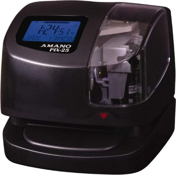 Amano - Time Clocks & Time Recorders Punch Style: Manual/Automatic Power Source: 115V 60 Hz AC - Apex Tool & Supply