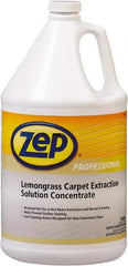 ZEP Commercial - 1 Gal Bottle Carpet Cleaner - Lemongrass Scent, Use on Carpet & Upholstery - Apex Tool & Supply