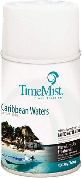 TimeMist - 6.6 oz Air Freshener Dispenser Canister Refill - Caribbean Waters, Compatible with TimeMist Metered Fragrance Dispensers - Apex Tool & Supply