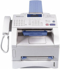Brother - White Fax Machine - Use with Paper - Apex Tool & Supply