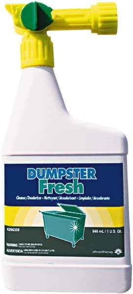 Suma - 32 oz Bottle Trash Can Deodorizer - Liquid, Floral Scent - Apex Tool & Supply