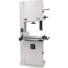 Jet - 20" Throat Capacity, Step Pulley Vertical Bandsaw - 2,530/4,850 SFPM, 5 hp, Single Phase - Apex Tool & Supply